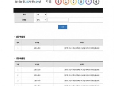 연금복권 잭팟